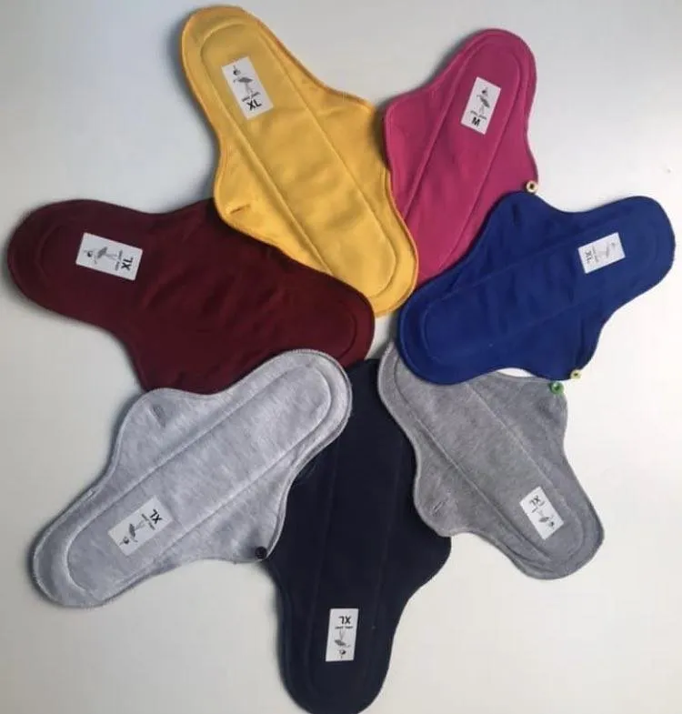 Reusable sanitary pads from Adey Pads
