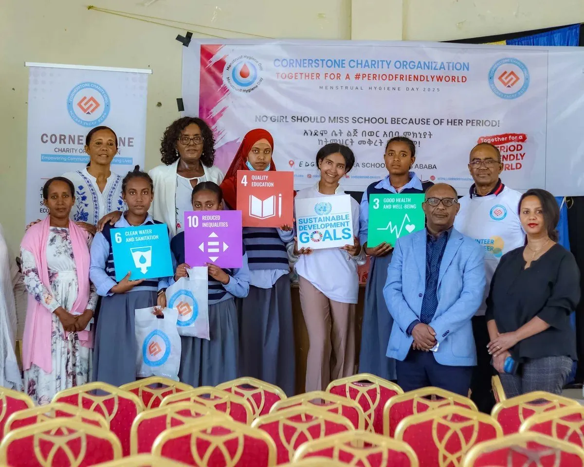 Girls and young women at a Cornerstone empowerment event